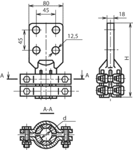 Зажим аппаратный АШМ-5-2